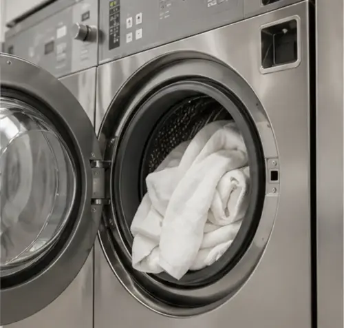High-capacity commercial washing machines